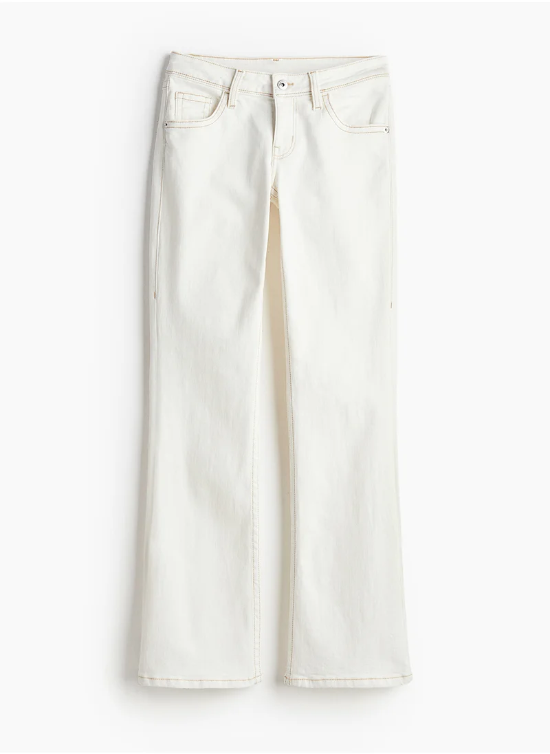 H&M Flared Low Jeans