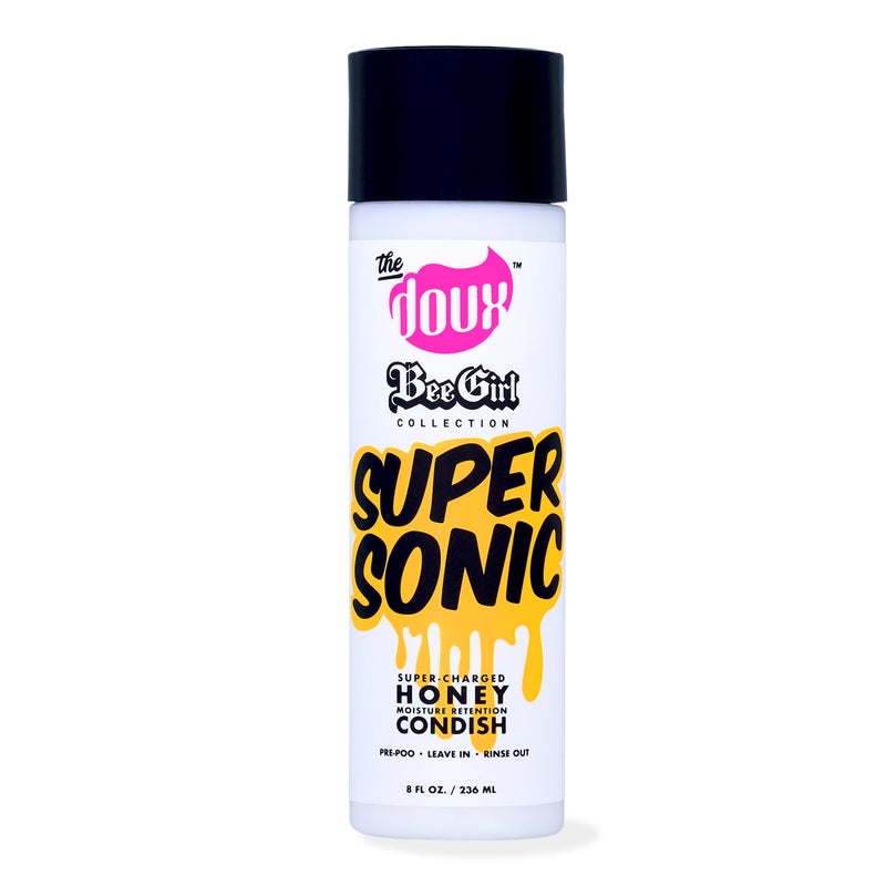 The Doux Supersonic Honey Condish 3-in-1 Conditioner for Curly Hair â€“ Leave-In, Rinse-Out & Pre-Poo â€“ Detangler with Aloe, Honey & Amino Acids â€“ Moisturizing Conditioner for All Curl Types - Image 1