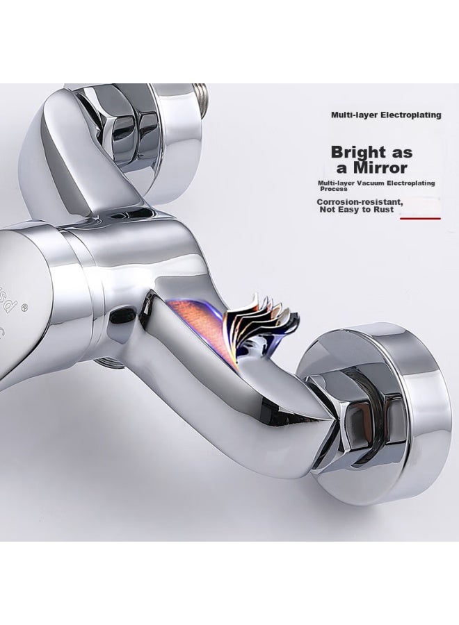 Larsd Shower Mixing Valve, Shower Faucet Mixer, Copper Body, Bathroom Hot And Cold Shower Switch, Ld7203 - Image 4