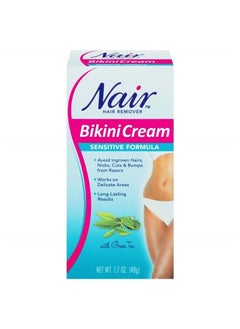 Sensitive Formula Bikini Cream with Green Tea Hair Remover by Nair