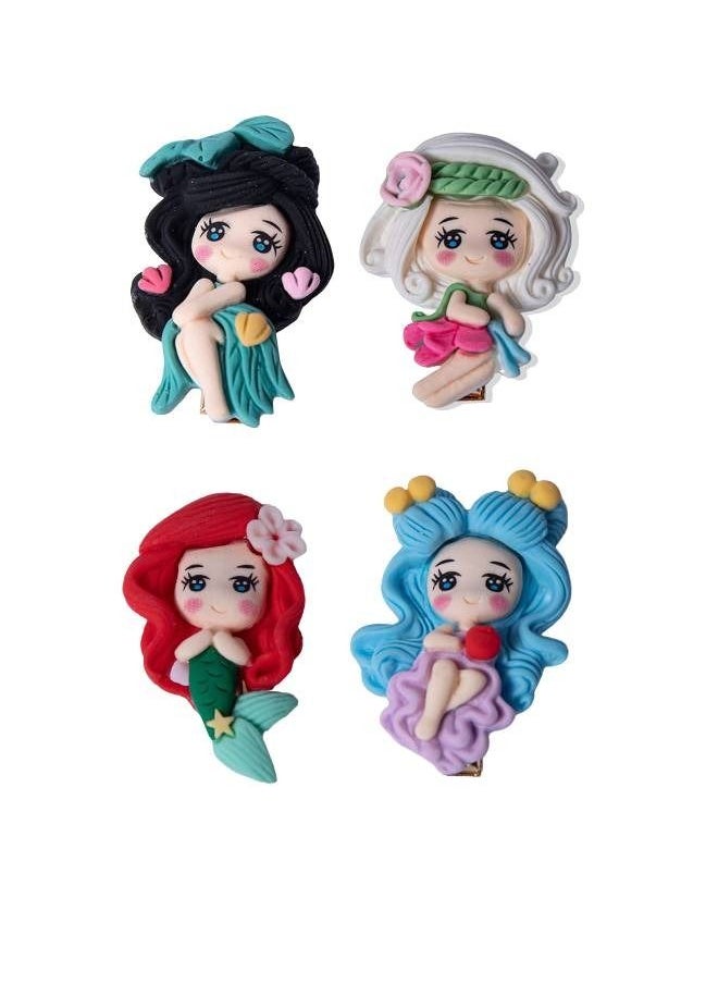 Elite Dose - 4 Pieces Baby Hair Clips - Image 1