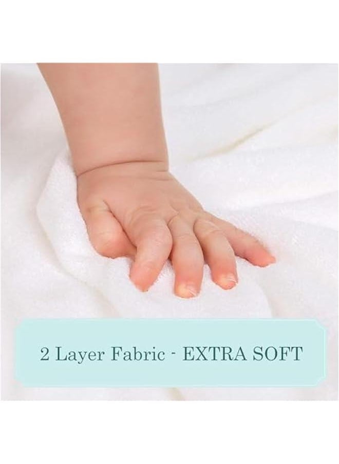 TRASSLE 1 Pack Hooded Baby Towels - Premium Ultra Soft Organic Baby Bath Towel – Absorbent and Hypoallergenic Towels for Baby Boy Girl, Toddler, Newborn Essentials  - Image 5