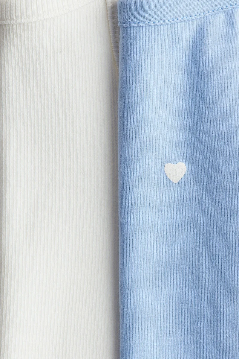 H&M 2-pack cotton strappy tops