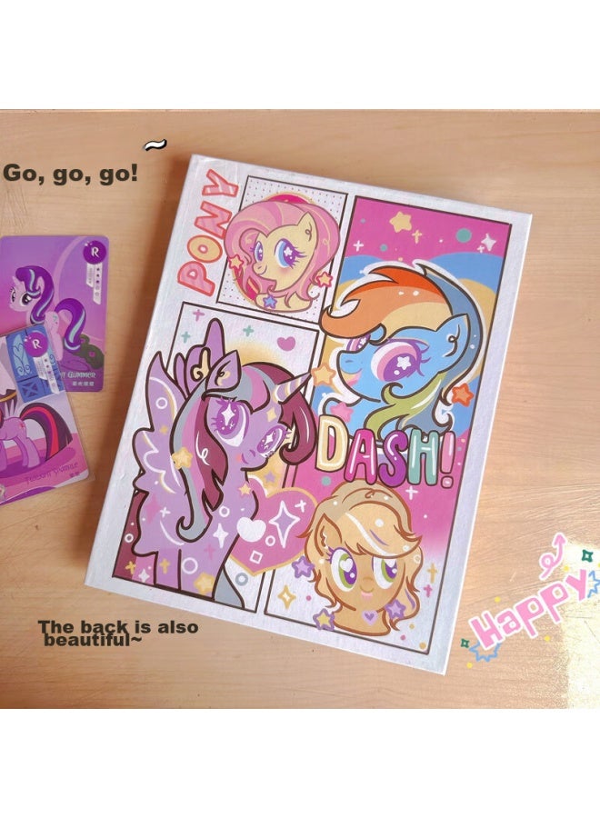 Jiamo My Little Pony Card Al, My Little Pony Card Al With Loose Pages, High-quality Style, My Little Pony Card Al Storage Book, Back-to Season, 40 Pages, 320 Card Slots, Photo Book - Image 3
