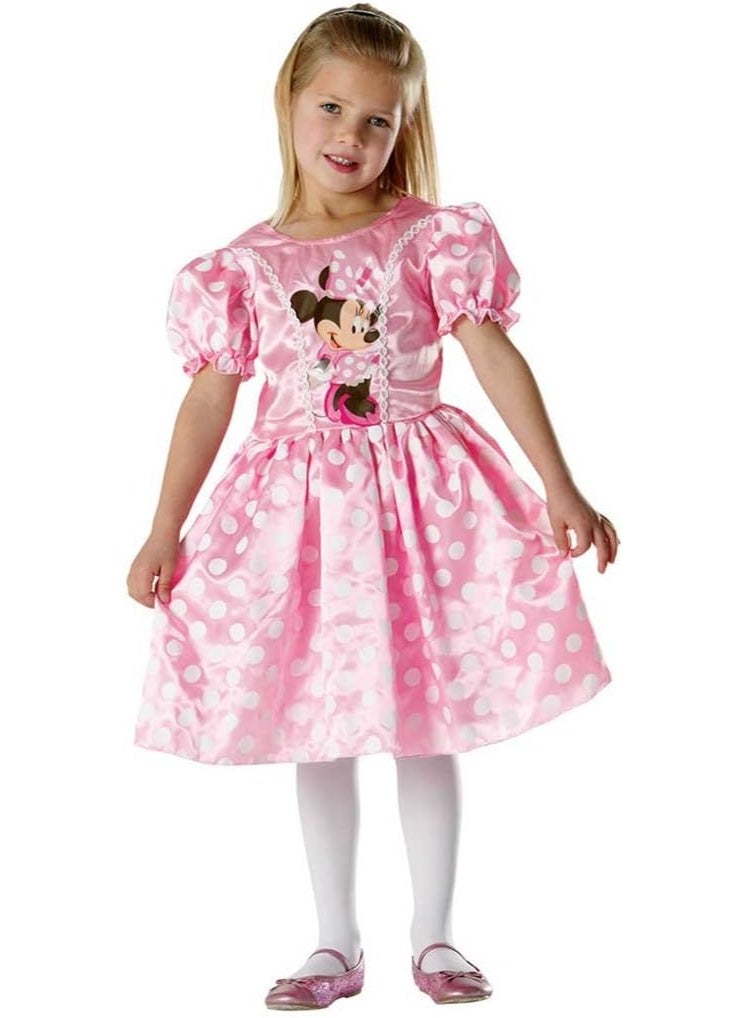 Rubies Disney Classic Minnie Mouse Costume, Pink, Large, 881892L - Image 1