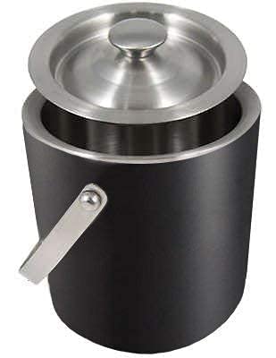 FINALITY Black Ice Bucket with Lid, Double Walled Stainless Steel Insulated with Ice Tong 1.5L, Ice Cold for 6 h with Handle, bar Tools for Home bar Accessories, Mini bar - Image 3