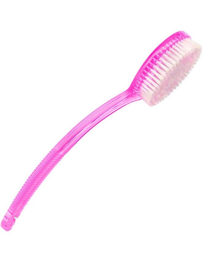 Confidence Bathing Cleaning Body Brush With Long Handle Body Washing Brush With Soft Nylon Bristles 50 Gram Pack Of 1 (Pink) - Image 4