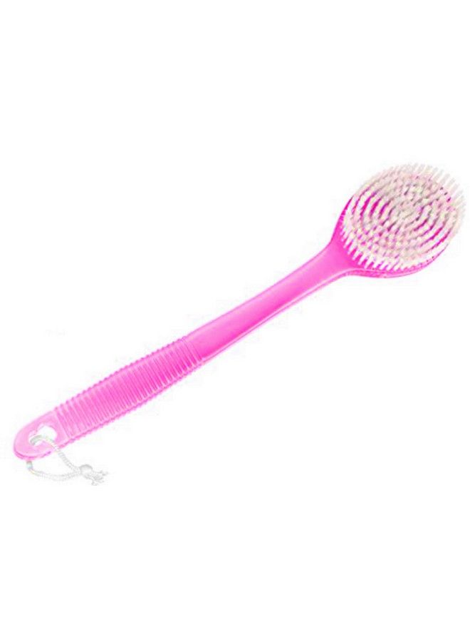 Confidence Bathing Cleaning Body Brush With Long Handle Body Washing Brush With Soft Nylon Bristles 50 Gram Pack Of 1 (Pink) - Image 2