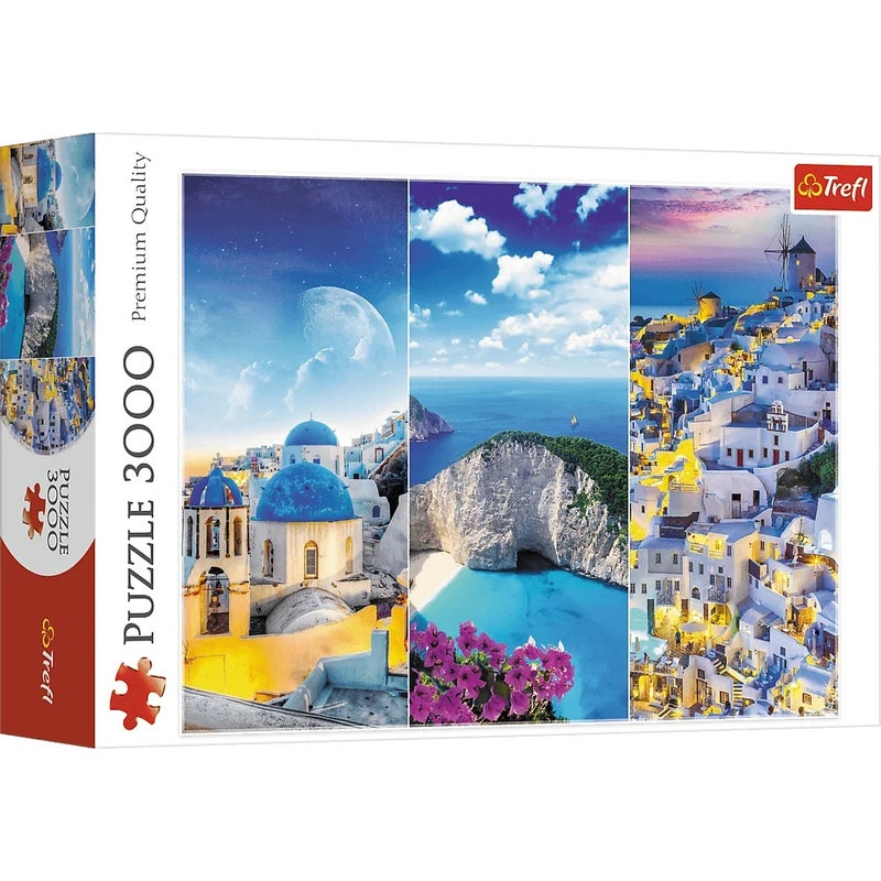 Trefl - Greek Holidays Puzzle 3000 Pieces - 33073 - Image 1