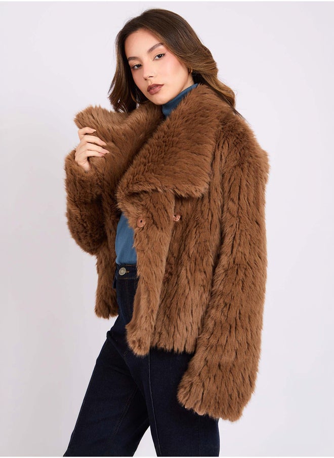 DALYDRESS - Women Regular Fit Jacket - Brown - Image 1
