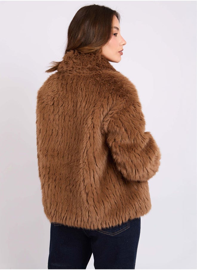 DALYDRESS - Women Regular Fit Jacket - Brown - Image 1