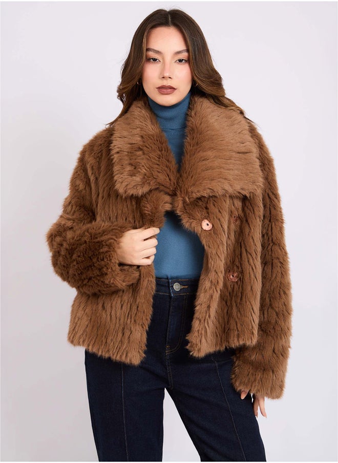DALYDRESS - Women Regular Fit Jacket - Brown - Image 1