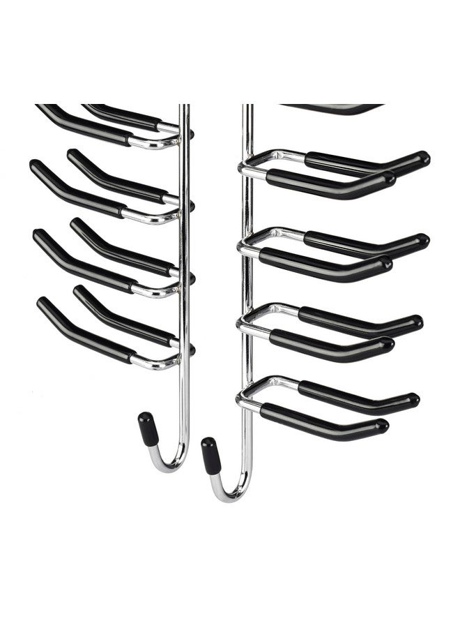 Whitmor Whitmor Swivel Tie Hanger with Belt Loops Chrome / Black  - Image 3
