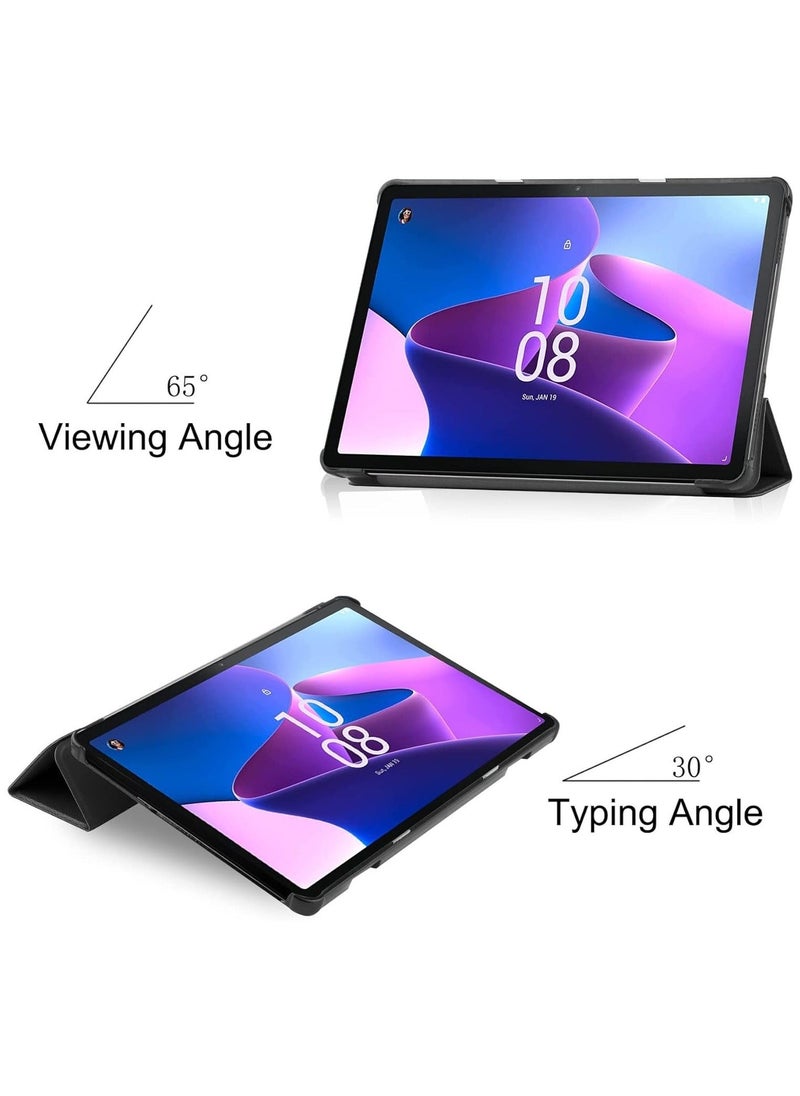 Case for lenovo Tab M10 (3rd Gen) 10.1 inch TB-328FU/ TB-328XU,Flip Cover with Stand Function for 2022 Lenovo Tab M10 3rd Gen Tablet,*Black - Image 5
