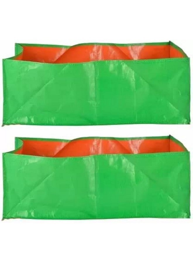 MASHKI Rectangular HDPE 18"x12"x9" Inches Grow Bags for Home Gardening/Terrace and Balcony Gardening (18"x12"x9", 2) - Image 1