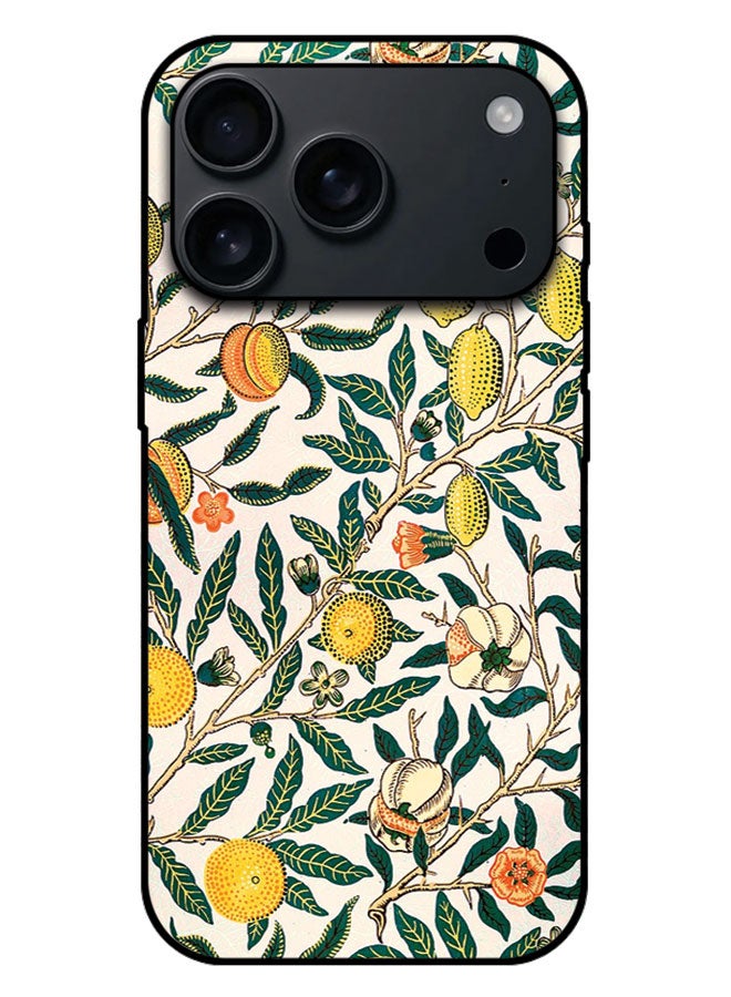 EYE CATCH Printed Protective Case Cover For Apple iPhone 17 Pro Max -  Green Leaves Pattern