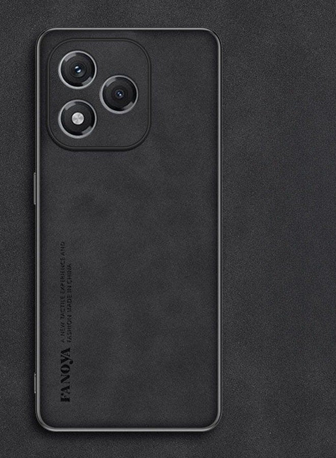 Case for Honor 400 Lite, Imitation Sheepskin Leather Case Matte Bumper，Military Grade Protection， Shockproof Phone Cover ，Premium Texture Honor 400 Lite Case﻿，Black