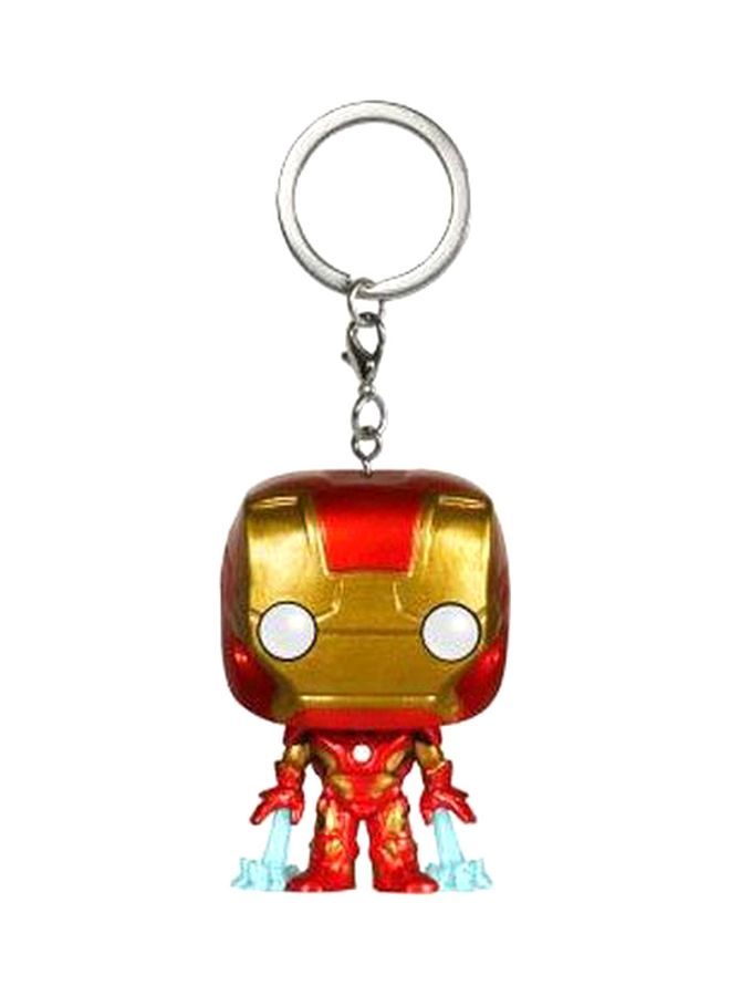 نيبمينينت سلسلة مفاتيح بمجسم شخصية آيرون مان من بوب مارفل