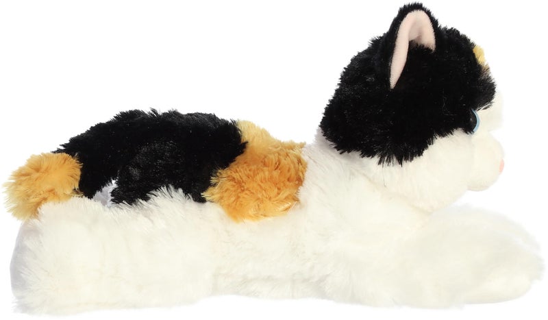 Aurora Adorable Flopsie Esmeralda Stuffed Animal - Playful Ease - Timeless Companions - White 12 Inches - Image 4