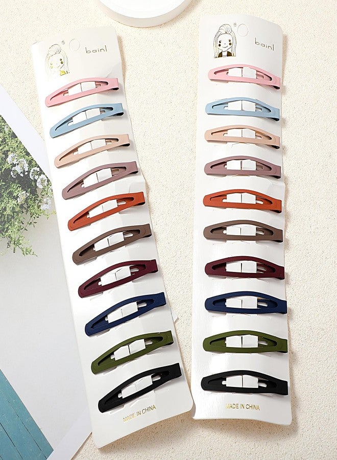 Sibba Hair Clips Little Barrettes 20 PCS Flat Thin Fine Snap Matte Hairclip Non Slip Curved Pins Metal Bangs Broches Styling Sectioning Wig Headpiece Retro Decoration Salon Hairstyle Hairdressing Headwear - Image 5