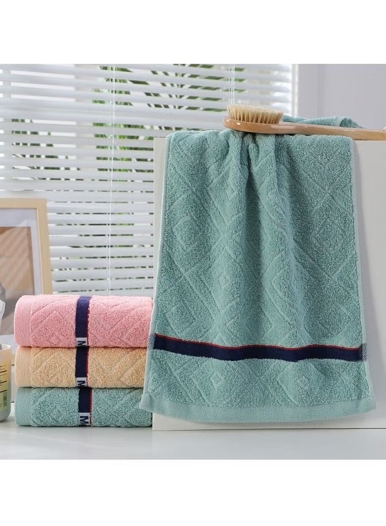 A Green Pure Cotton Towel - Image 1