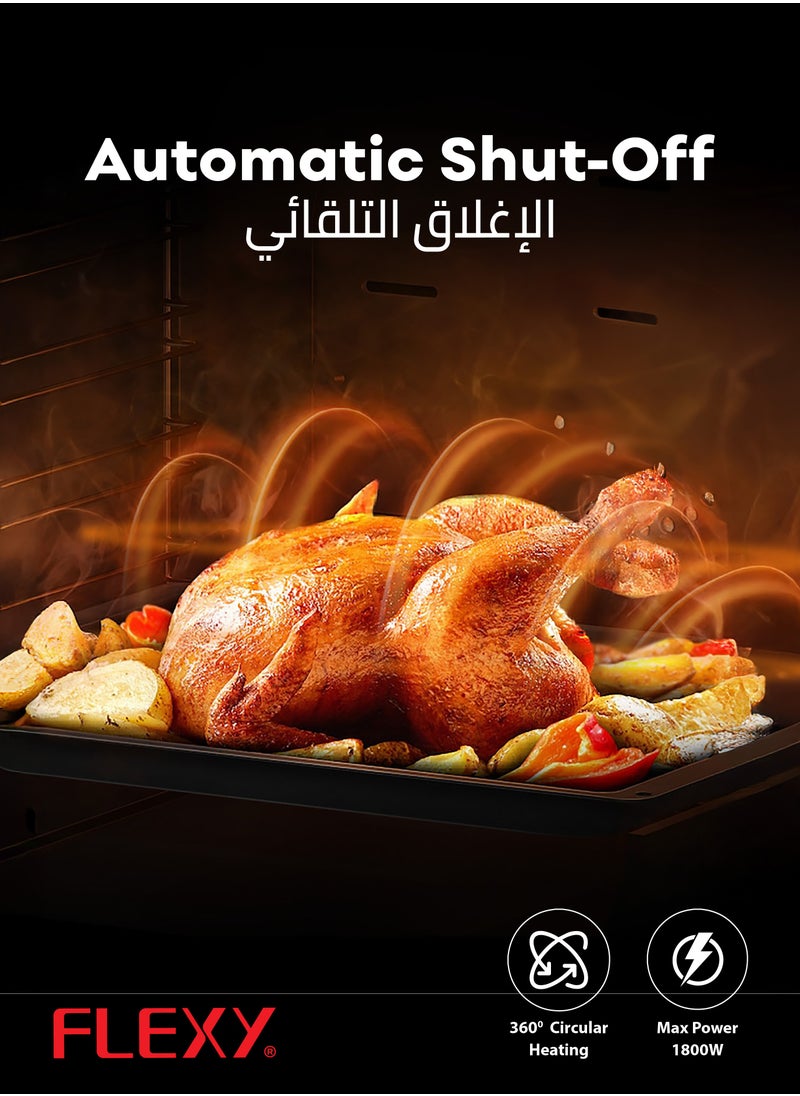 Flexy - Flexy Digital Air Fryer 7L, 360° Heating, One-Click Operation, 1800W, Multi-Purpose, Non-Stick Coating, Easy Cleaning, Automatic Shut-Off, Digital Display, 2-Year Warranty. - Image 1