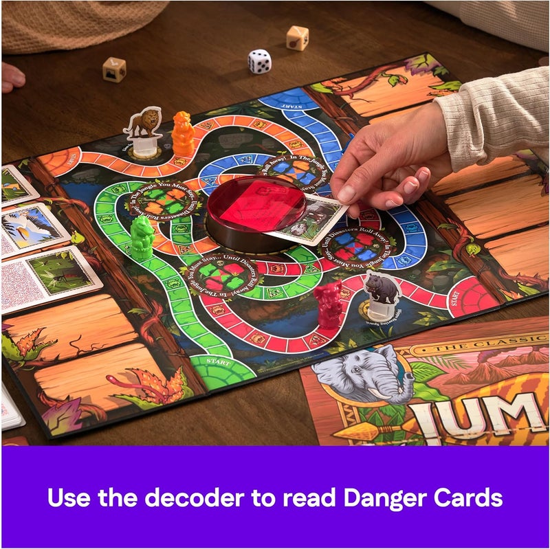 Spin Master Games Jumanji The The Classic Scary Adventure Family Board Game Based on The Action-Comedy Movie, for Kids and Adults Ages 8 & up - Image 4