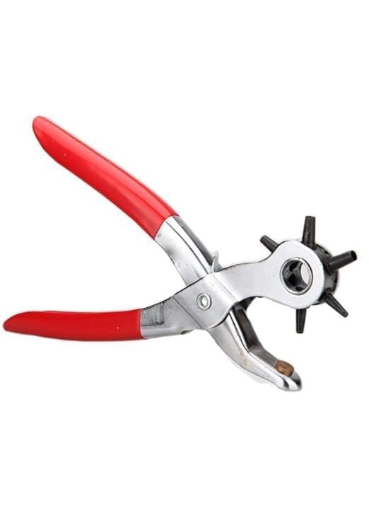SARVYA SHOP SARVYA SHOP Belt Hole Punch MultiFunction Metal Handheld Leather Belt Hole Punch Tool Plier Cutter for Belt Watch Bands Dog Collars Saddles Shoes 1Pcs  - Image 1