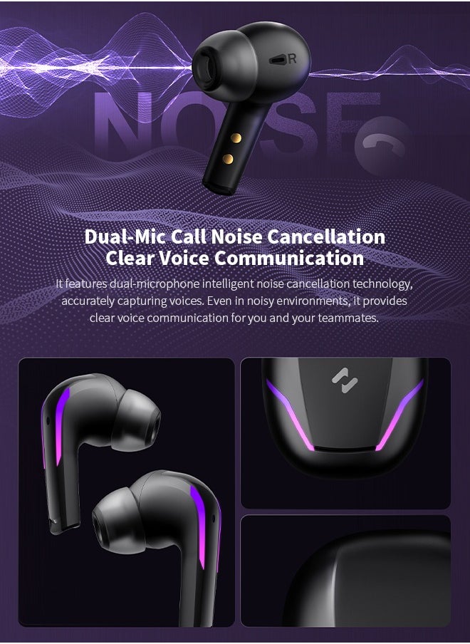 havit - Gaming Earbuds, 3D Stereo, 2.4GHz Dongle/Bluetooth 5.3, with Noise Reduction Microphone, Suitable for PC, PS5, PS4, Switch, VR - Image 1