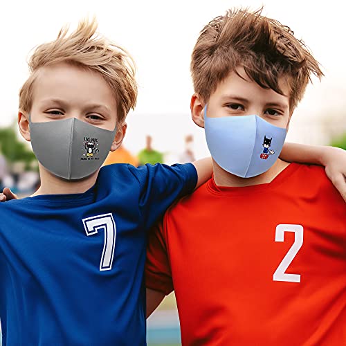 CBC Crown 12 Pack Unisex Children Dust Protection, Breathable, Washable and Reusable Face Masks, Boys & Girls (12 PACK, SET VII) - Image 3