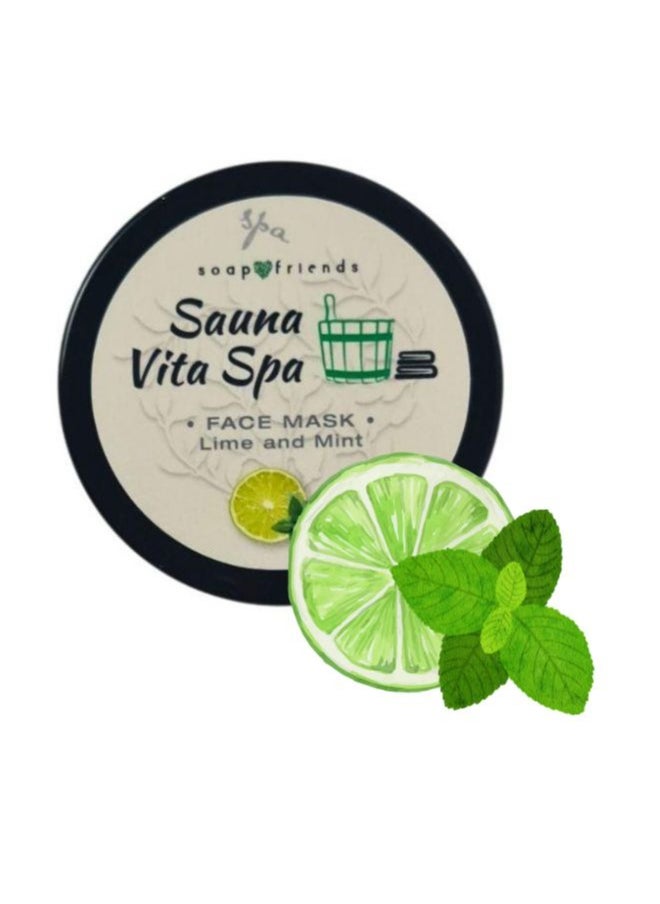 Soap&Friends Lime Mint Gel Face Mask 50ml Gel Face Mask for Radiant Face, Neck Soap&Friends  - Image 1
