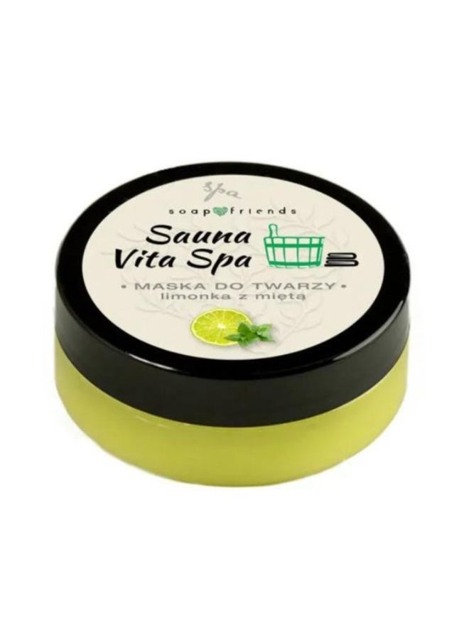 Soap&Friends Lime Mint Gel Face Mask 50ml Gel Face Mask for Radiant Face, Neck Soap&Friends  - Image 2