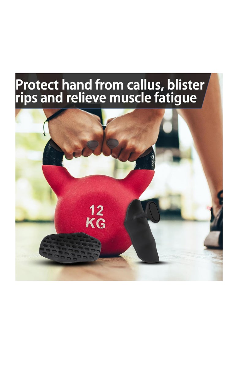 general Anti-Slip Workout Grips - Ergonomic Rubber Hand Protector Gloves for Weight Lifting, Pull-Ups, Gym Training and Exercise, for Men and Women - Image 3