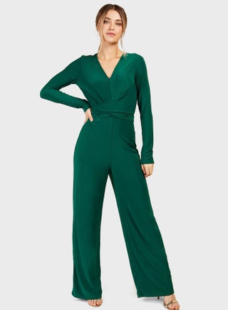 V-Neck Jumpsuit
