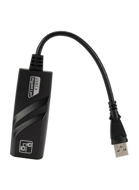 Wired Network Adapter USB 3.0 To Gigabit Ethernet RJ45 LAN 10/100/1000Mbps Ethernet Network Card for Laptop PC