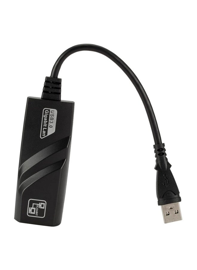 DUSALA Wired Network Adapter USB 3.0 To Gigabit Ethernet RJ45 LAN 10/100/1000Mbps Ethernet Network Card for Laptop PC  - Image 1