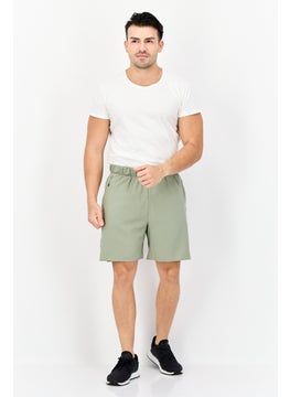 Adidas Men Regular Fit Brand Logo Training Short, Khaki  - Image 3