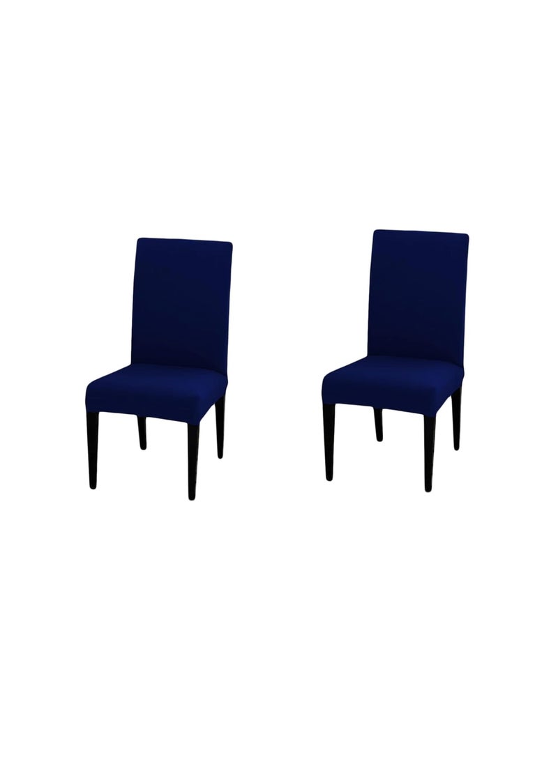 Cloud Search Cloud Search Dining Chair Cover Dining Chair Covers Set of 2 Easy Chair Cloth Elastic and Washable Dining Table Chair Cover Seater Waterproof Elastic Chair Covers for Home Party Wedding  - Image 2