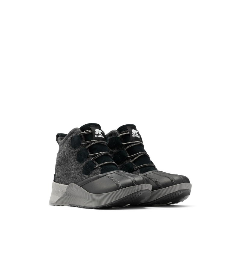 Sorel Women's Out N About III Classic Waterproof Boots - Black, Sea Salt - Size 6.5 - Image 1