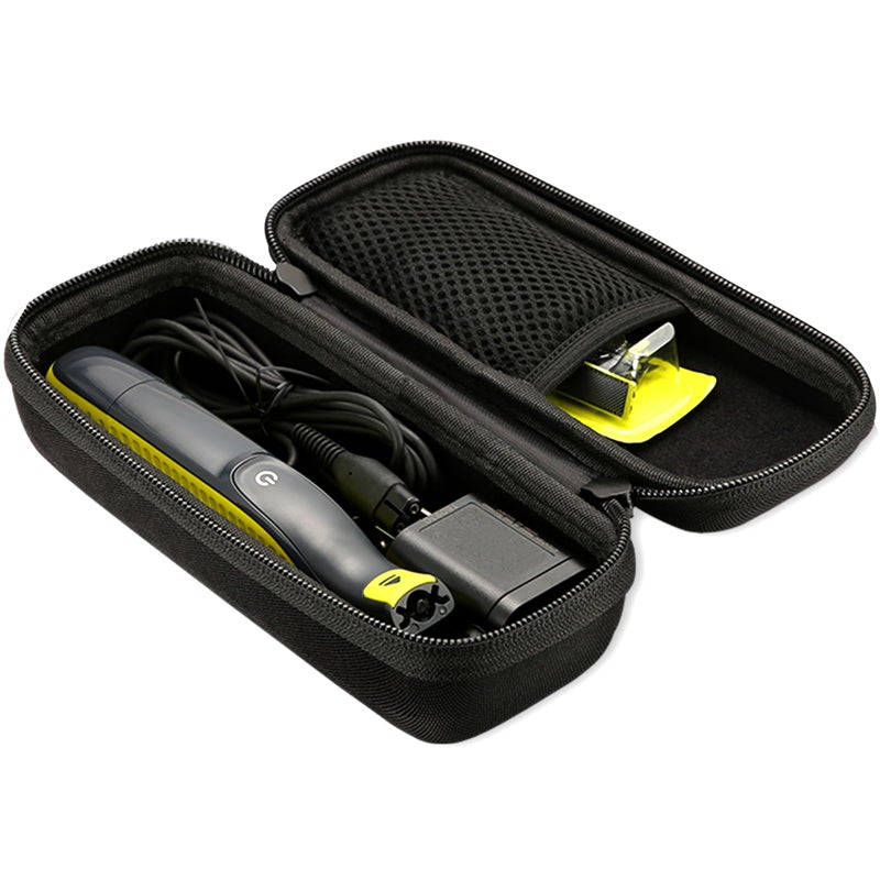 ProCase Hard Case for Electric Trimmer and Shaver, Travel Organizer Carrying Bag for QP2520 QP2530 QP2620 QP2630 -Black - Image 1