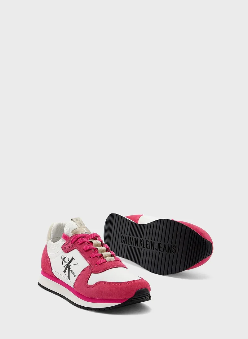 Calvin Klein Jeans Runner Sock Lace Up Sneakers