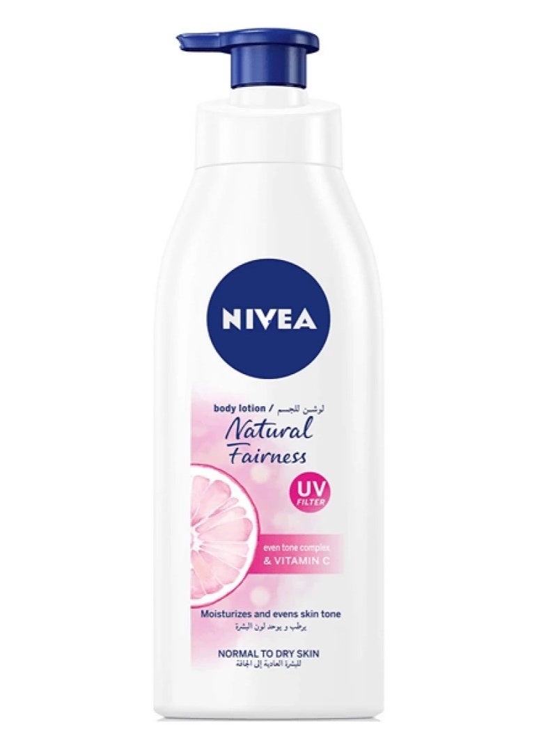 Nivea Body Lotion with Vitamin C Moisturizes and Evens Skin Tone - 400ml