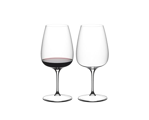 Riedel CabernetMerlotCocktail  Crystal Glass  28066oz full  Set of 264240  Grape At Red Wine Glass Dishwasher Safe