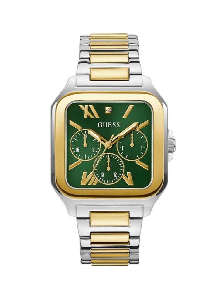 GUESS Stainless Steel , Green Dial Men's Watch - GW0631G1 - Image 1