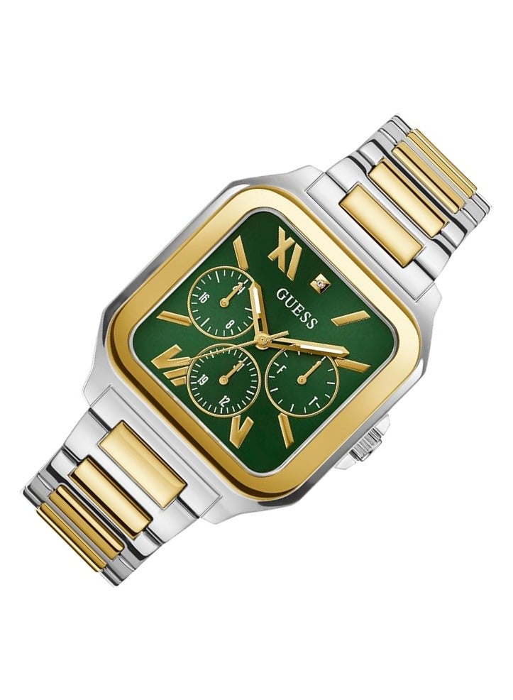 GUESS Stainless Steel , Green Dial Men's Watch - GW0631G1 - Image 5