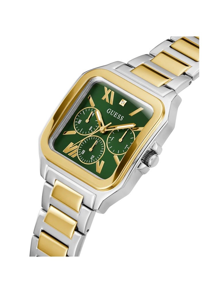 GUESS Stainless Steel , Green Dial Men's Watch - GW0631G1 - Image 3