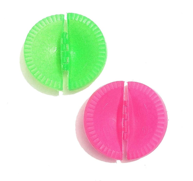Benstar Benstar Festival Special Plastic Gujiya MakerGujia Karanji Mould Cutter Sacha Machine Kitchen Molds for Festivals Pack of 4Multi Colour  - Image 4