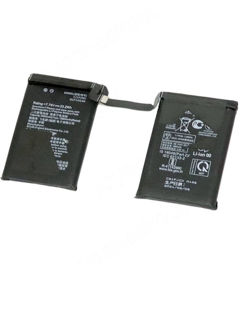 GENNEXT Original High Quality Replacement battery For ASUS Rog Phone 6 Black - Image 3