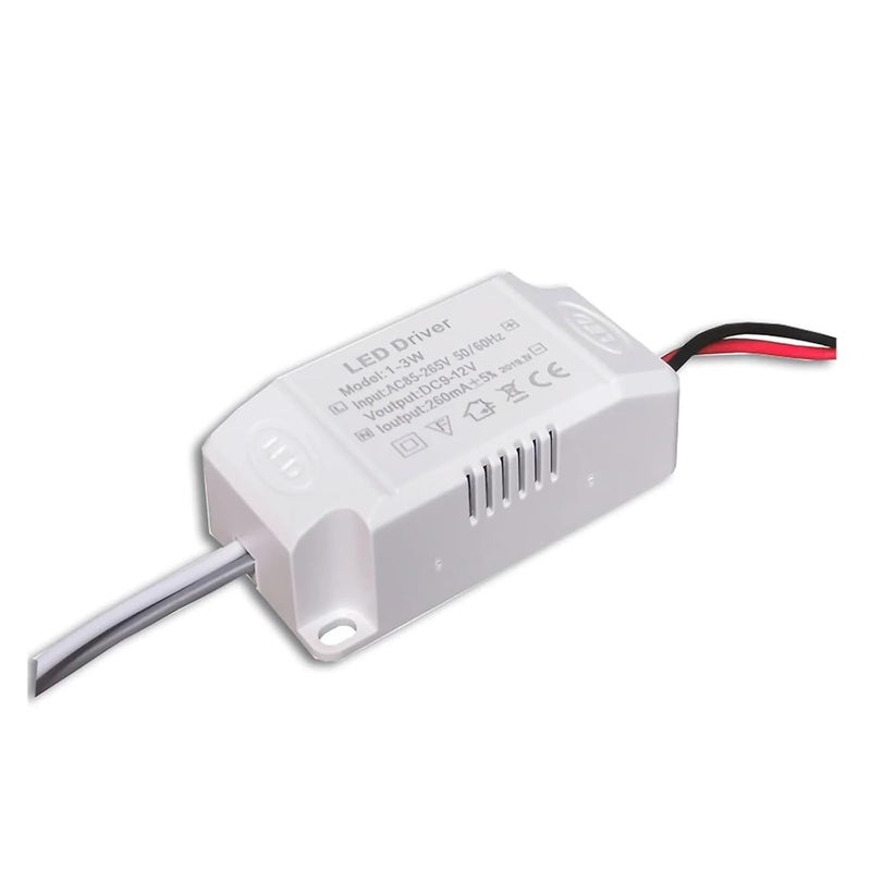 LED Flicker-Free 3W 12W 18W 25W 30W 36W 300mA 600mA 900mA Power Supply Constant Current Driver AC85-365V Downlight External Driver(1-3W) - Image 5