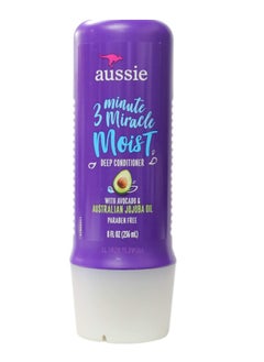 Aussie aussie 3minute miracle moist deep conditioner whit avocado and ausralian jojoba oil paraben free 236ML 
